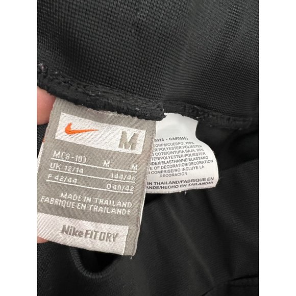 Nike Men's Straight Leg All Black Pull On Elastic Waist Track Pants Size M - Picture 5 of 11